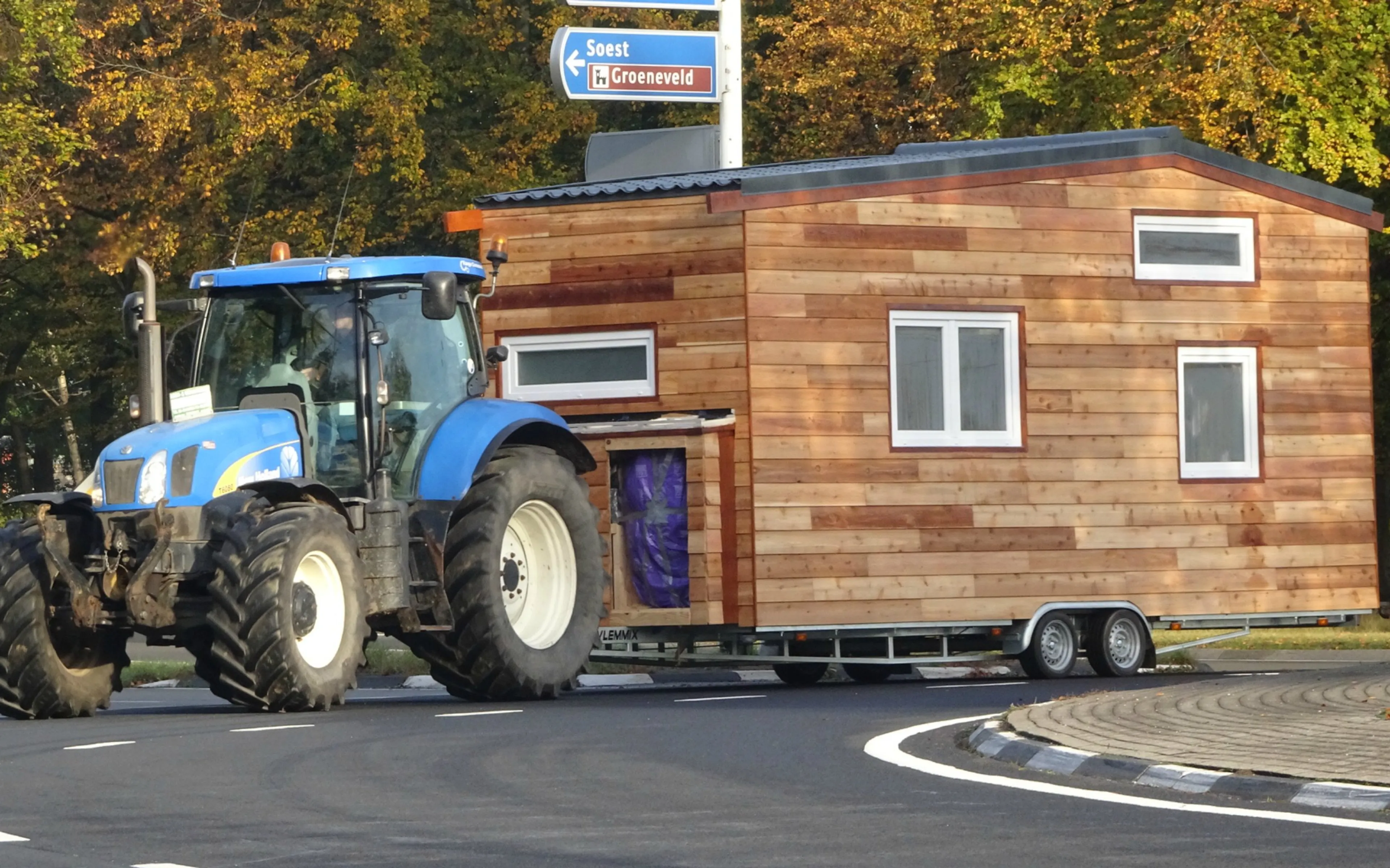 Jeannette bouwde haar eigen tiny house op wielen