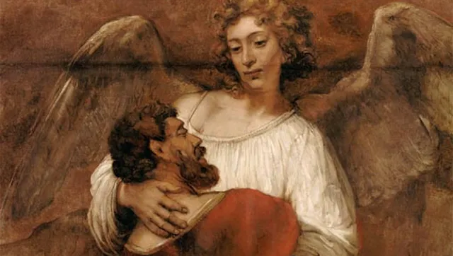 Hoe een schilderij van Rembrandt Corjan helpt om te worstelen met God.